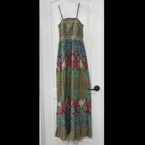 World Market Paisley Boho Dress Size L/XL